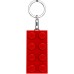 LEGO® Minifigurines™ Keychain Light 2x4 Brick Red