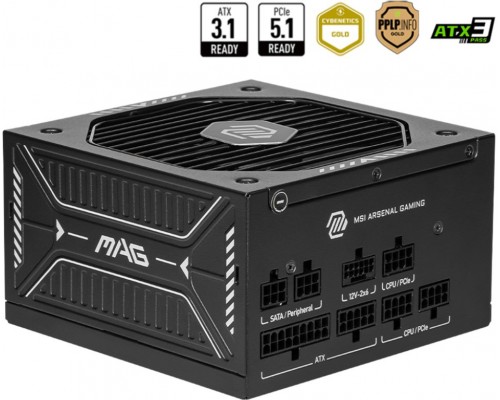 MSI MAG A650GLS PCIE5 650W ATX 3.1 (306-7ZPHY11-HD8)