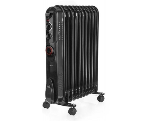 Emerio Emerio HO-132338.1, Oil electric space heater, Indoor, Floor, Black, Rotary, 2500 W