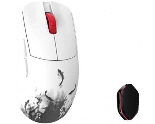 WLMouse YING Magnesium Bezprzewodowa mysz gamingowa, PAW3950HS, 8K Polling, OMRON Optical Switches - czarny/biały