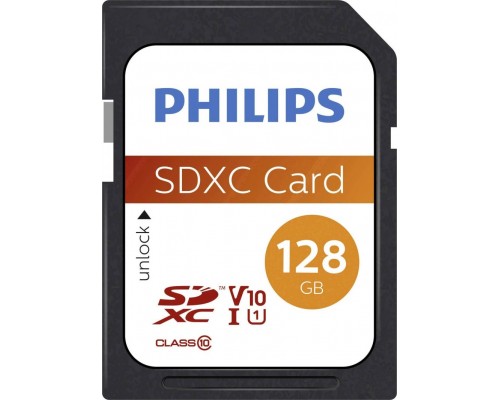 SD  Philips SDXC 128 GB Class 10 UHS-I/U1 V10 (FM12SD55B/10)