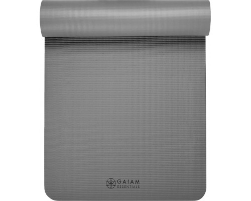 Gaiam Treniņu paklājs Essentials 183 cm x 61 cm x 1 cm grey