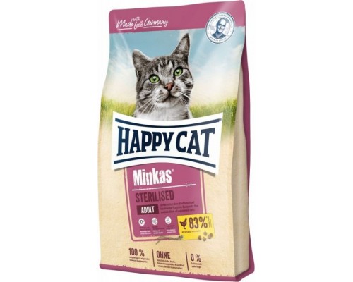 Happy Cat Minkas Sterilised Poultry 1,5 Kg