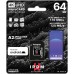 SD  GoodRam IRDM M2AA MicroSDXC 64 GB Class 10 UHS-I/U3 A2 V30 (IR-M2AA-0640R12)