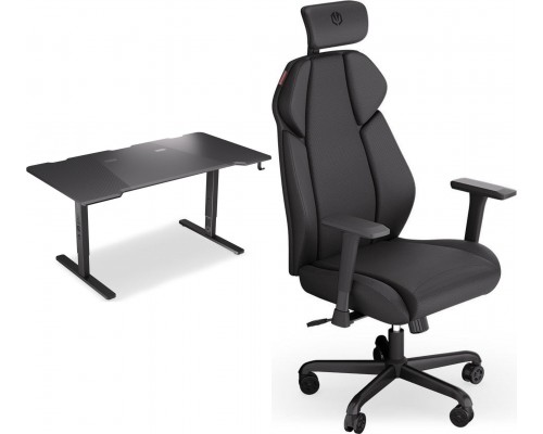 Gaming galds Endorfy Gaming galds Endorfy Atlas L Black 150 cmx78 cm + Fotel Meta BK czarny