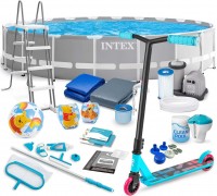Intex  Frame-Based  610 x 132 cm 21w1 INTEX 26756 + hulajnoga GRATIS