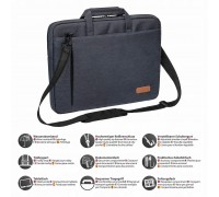 Pedea PEDEA Notebooktasche "ELEGANCE" 39,6cm (15,6"), grau + Maus