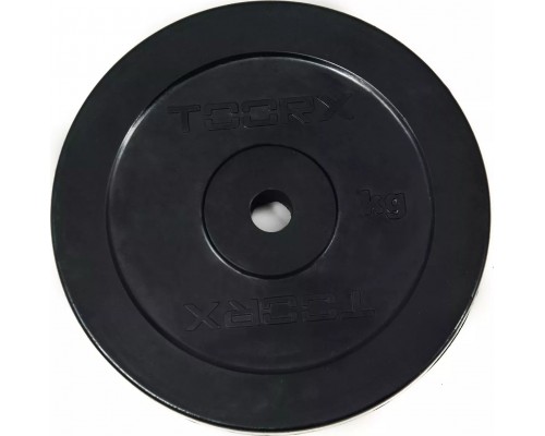SKO Toorx Rubber coated weight plate 10 kg, D25mm