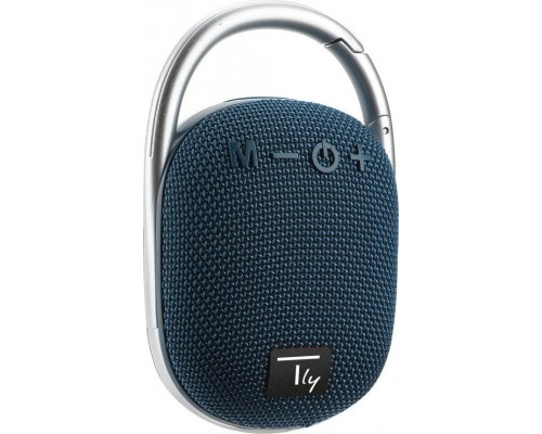 Techly Techly Bluetooth 5.3 5W TWS LED/MP3/USB/TF blue