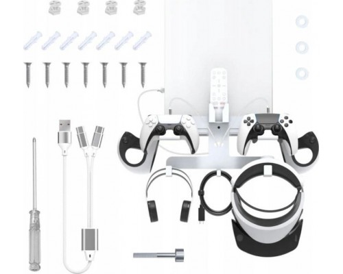 JYS Handles Wieswith ak Ścienny Na Ścianę For Sony Playstation 5 Ps5 + Vr2 / P5163