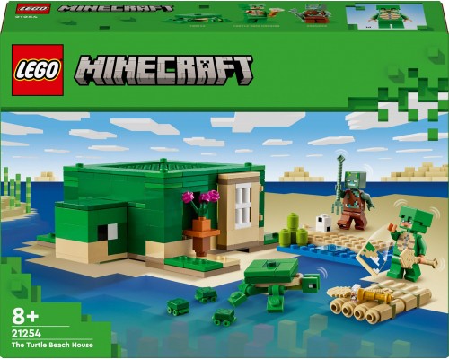 Пляжный домик LEGO Minecraft (21254)
