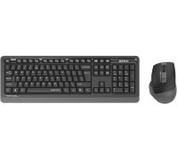 A4Tech A4tech FGS1035Q, bezprzewodowy biurowy zestaw klawiatura z myszą, szary