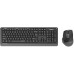 A4Tech A4tech FGS1035Q, bezprzewodowy biurowy zestaw klawiatura z myszą, szary