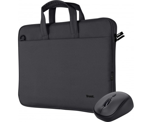 Trust TRUST Sada brašna na notebook 16" Notebook Bag + Bezdrátová Myš, černá