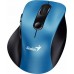 Genius Genius Ergo 9000S Mini Niebieska Cichy klik Bluetooth 5.0 + 2,4GHz