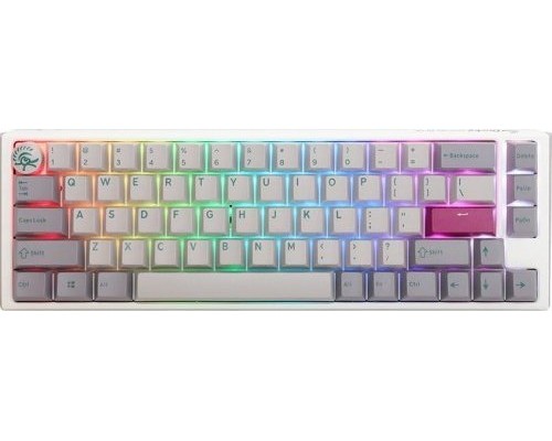 Ducky One 3 Mist Grey SF Gaming Keyboard, RGB LED - MX-Ergo-Clear