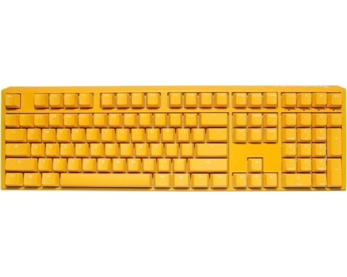 Ducky Ducky One 3 Yellow Gaming Keyboard, RGB LED - MX-Speed-Silver (US)