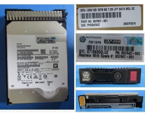 HP HD 10TB 6G 7.2K LFF SATA MDL