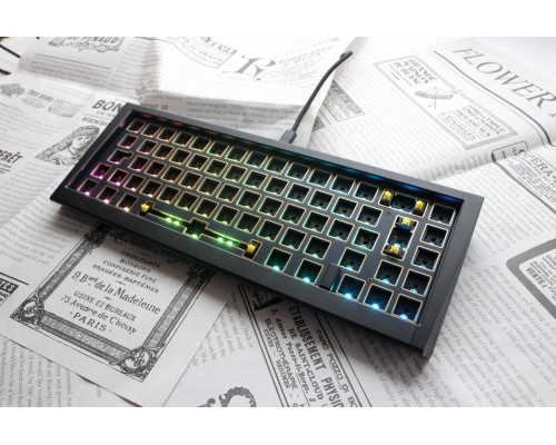 Ducky Ducky Outlaw 65 Gaming-Keyboard, Barebone - black (ISO)