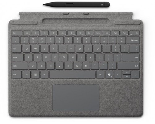 Microsoft Microsoft - Tastatur - mit Touchpad, Beschleunigungsmesser, Surface Slim Pen 2 Ablage- und Ladeschale - mit Slim Pen 2