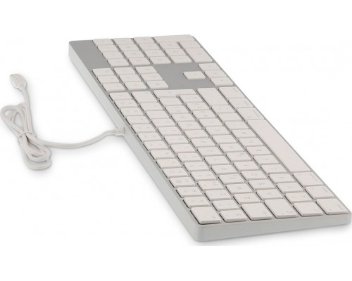 LMP USB-C numeric Keyboard 106 keys wired USB-C keyboard with 1x USB-C and aluminum upper cover - Spanish