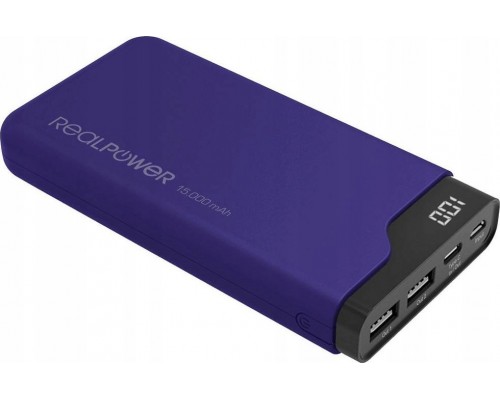 Realpower PB-15000C       Navy Blue      15.000mAh