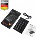 Perixx PERIPAD-202C, numeric keypad cable ports USB-C with 2x USB 2.0 Hub (USB-A)
