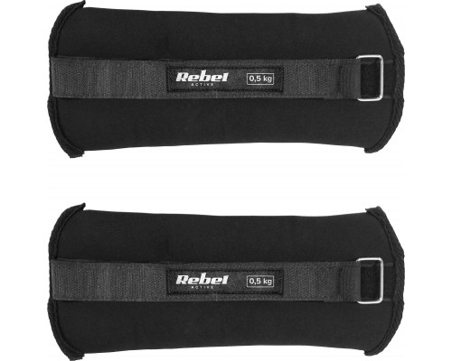 Rebel Svari potītēm un plaukstas locītavām 2x0.5kg, REBEL ACTIVE