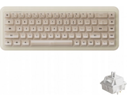 Akko Akko YU01 Antique Jade Gaming-Keyboard, RGB - 65%, V3 Piano Pro Switches (ISO)