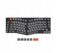 Keychron K15 Max (Alice Layout) QMK Wireless Custom Mechanical Keyboard White Backlight / Low Profile Gateron Mechanical / Red