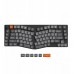 Keychron K15 Max (Alice Layout) QMK Wireless Custom Mechanical Keyboard White Backlight / Low Profile Gateron Mechanical / Red