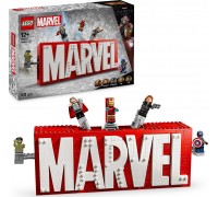 Marvel logotips MARVEL ar minifigūrām (76313)
