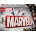 Marvel logotips MARVEL ar minifigūrām (76313)