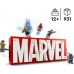 Marvel logotips MARVEL ar minifigūrām (76313)