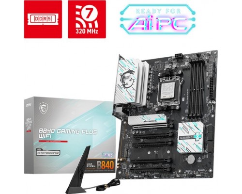 AMD B840 MSI B840 GAMING PLUS WIFI