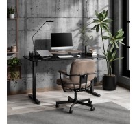 Gaming galds SENSE7 NOJO LIGHT Black 140 cmx70 cm