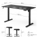 Gaming galds SENSE7 NOJO LIGHT Black 140 cmx70 cm