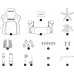 Kaiser 4 L Anda Seat Fabric Gray