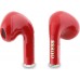 TWS Guess Glossy Effect Printed Classic Logo & Charm Red Headphones