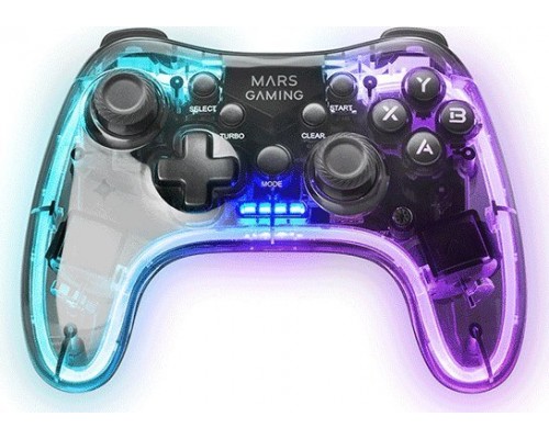 Mars Gaming MGP-24 Wireless game controller RGB / USB 2.4GHz / USB-C / X-input & D-input