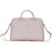 Bag Guess 4G Zipper Pocket Triangle Logo 15" pink