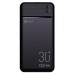 C-TECH Powerbanka 30000mAh, Li-Pol, 20W, USB-C/USB-A/micro USB