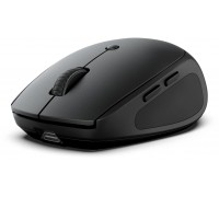 JLab Go Recharge, Ambidextrous, Bluetooth + USB Type-A, 1600 DPI, Black
