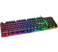 Deltaco DK220 Gaming  Membrane RGB Black