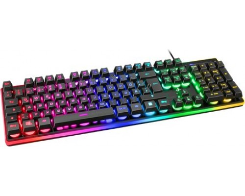 Deltaco DK220 Gaming  Membrane RGB Black