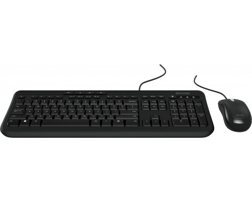 Incase Designed by Microsoft Wired Desktop 600 klawiatura Dołączona myszka Uniwersalne USB QWERTY British English Czarny