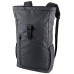 TROIKA Roll Top Rucksack TROIKA BLACK ROLL TOP
