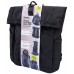 TROIKA Roll Top Rucksack TROIKA BLACK ROLL TOP