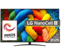 LG 65NANO81A3A NanoCell 65'' 4K Ultra HD WebOS 25