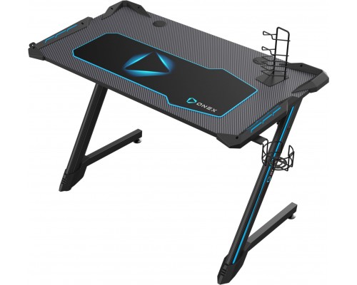 Onex | RGB Gaming Desk w/Cup holder, headset hook, Gamepad holder, 114cm(w) | GD1200Z | Black